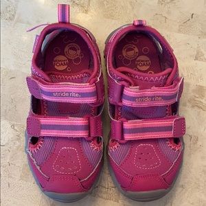 Stride rite girl sandal Christiana pink purple